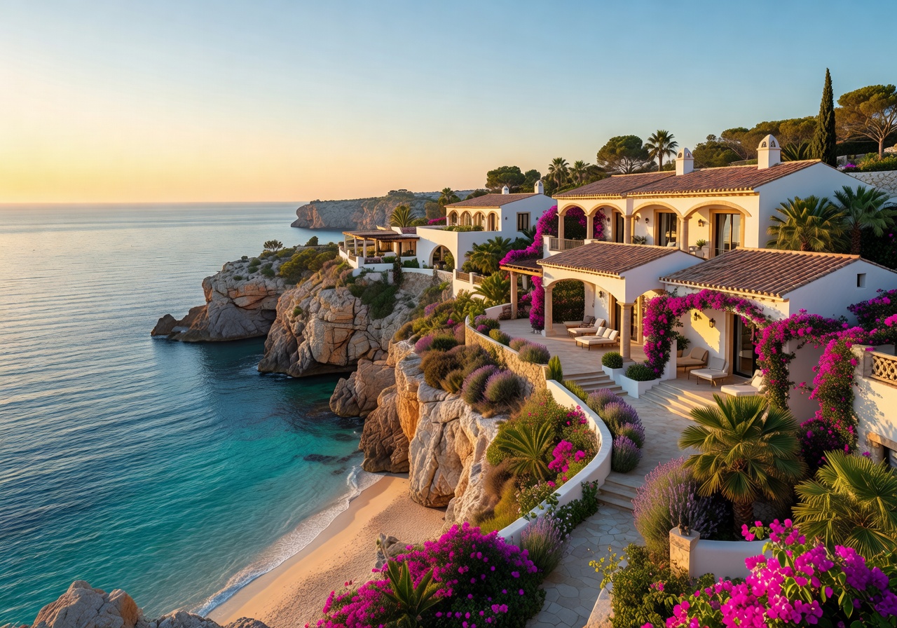 Mallorca island resort overlooking the ocean