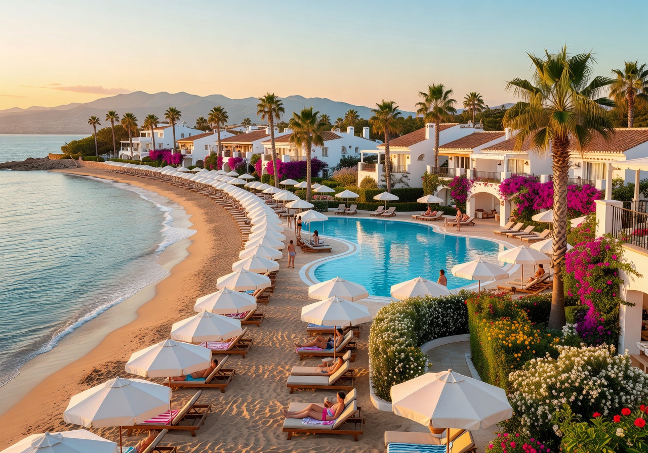 Panoramic view of Costa del Sol resort facilities